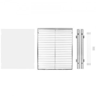 Organizador de Gabinete Extraíble de 43.2 cm W x 53.3 cm D, Estantes de Despensa Deslizables de Alta Resistencia, Cajones Deslizables de Acero Cromado, Almacenamiento de Cajones Deslizables para e...
