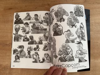 Street Fighter Illustrations Capcom artbook chino