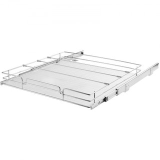 Organizador de Gabinete Extraíble de 50.8 cm de Ancho x 53.3 cm de Profundidad, Estantes de Despensa de Alta Resistencia, Cajones Deslizables de Acero Cromado, Almacenamiento de Cajones Deslizable...