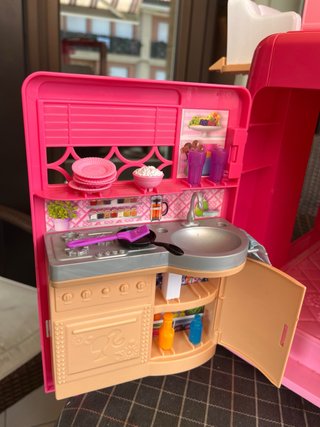 Furgoneta Barbie Rosa Grande