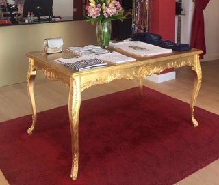 Mesa barroca dorada madera