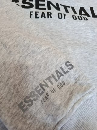 Chaqueta Sudadera Essentials Fear Of God Gris