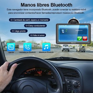 Navegador GPS AWESAFE Bluetooth Mapas Europa