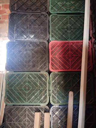 Cajas apilables de plástico para fruta