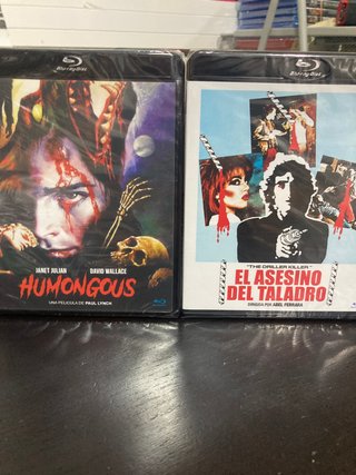 Pack 2 Blu-ray Terror Culto: Humongous + Driller K