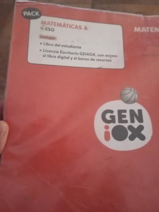 Matemáticas A 4 ESO : Geniox