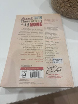 And then there were none - Agatha Christie