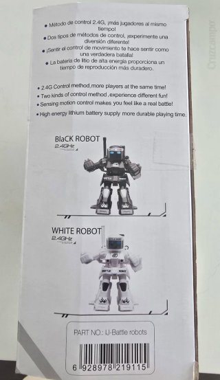 Juego 2 Robots de Batalla Injuu e-Toys