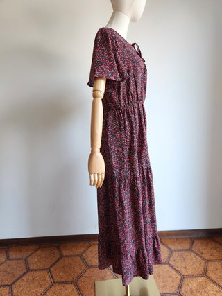 Vestito estivo Lungo Floreale Boho come nuovo Tg M