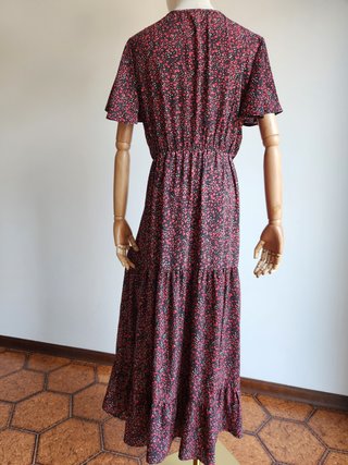 Vestito estivo Lungo Floreale Boho come nuovo Tg M