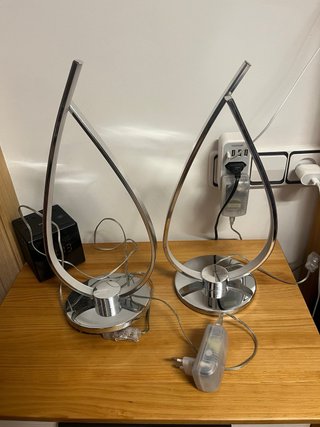 Lámpara Techo LED Eglo + 2 Lámparas Mesa LED