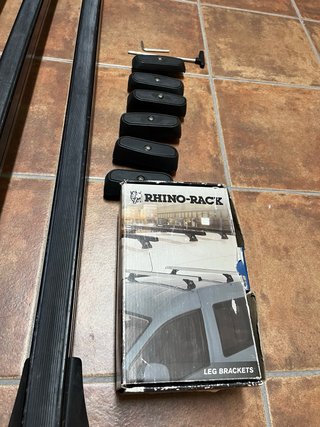 3 Barras Techo Rhino Rack Heavy Duty Toyota