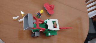 Tractor Playmobil con figura