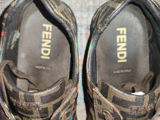 Sneakers Fendi donna marrone multicolor