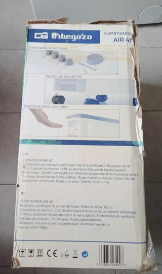 Climatizador Orbegozo AIR 40 con humidificador