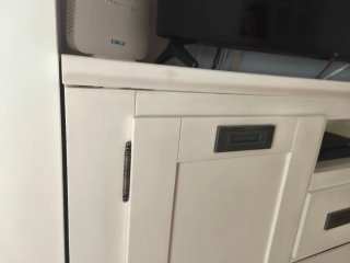 Mueble de salón blanco
