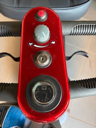 Scooter Movilidad TotalCare M Rojo/Negro