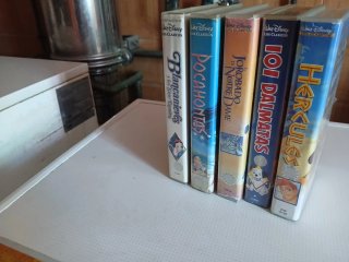 Lote 5 VHS Disney Clásicos