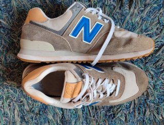 New Balance 574 Beige/Marrone Sneakers