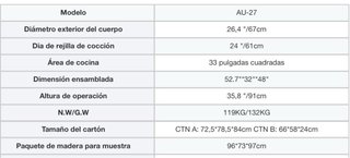 Parrilla Kamado Negra con Mesas Laterales