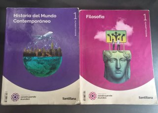 Libros texto 2⁰ Bachillerato Historia, Filosofia