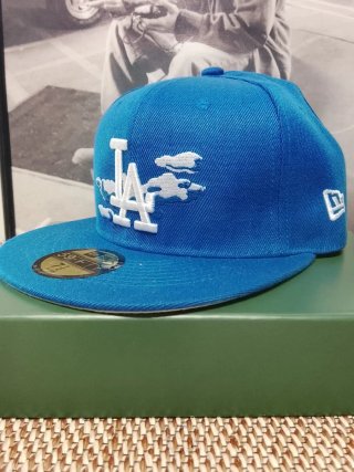 Gorra New Era LA Azul y Blanca Talla 7.1/4