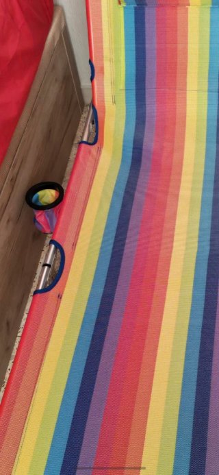 Hamaca plegable multicolor