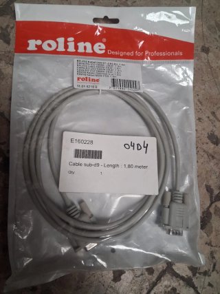 Cable Hama DB9 Macho-Macho