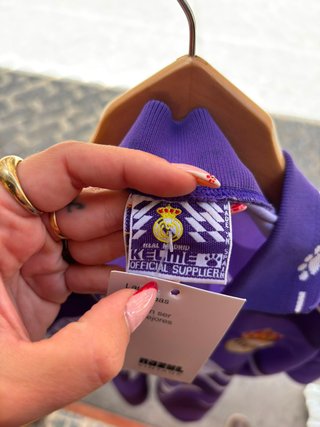 Camiseta Real Madrid Retro Kelme 1994/95 Morada
