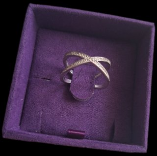 Anillo Aristocrazy Cruzado Plata