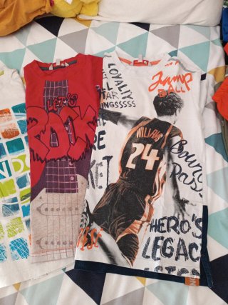 Lote Camisetas Niño Manga Larga Talla 10