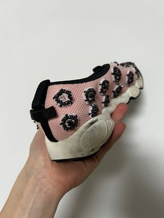 Dior Fusion Sneakers Rosa Bianco Tg 35/36