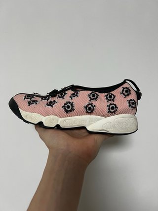 Dior Fusion Sneakers Rosa Bianco Tg 35/36