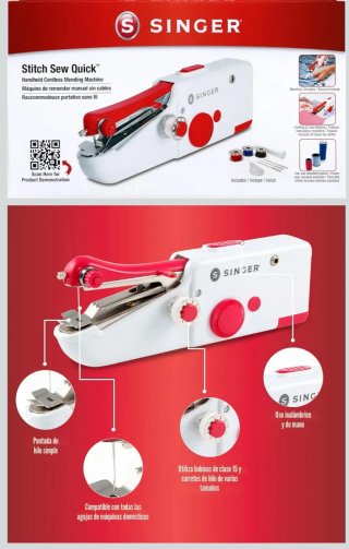 Máquina de coser portátil Singer