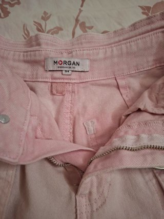 Morgan Shorts Cargo Rosa Talla 34