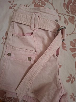 Morgan Shorts Cargo Rosa Talla 34