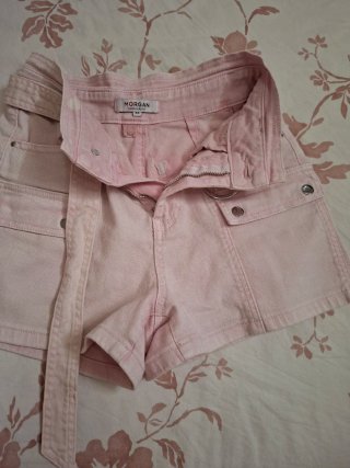 Morgan Shorts Cargo Rosa Talla 34