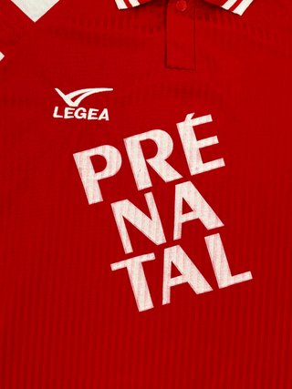 Camiseta fútbol Legea vintage Prenatal roja talla