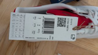 Zapatillas Adidas Stan Smith Blancas y Rojas Talla