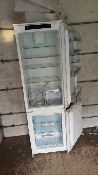 Frigorífico encastrable blanco