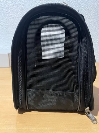 Transportín para mascotas con diseño gatuno