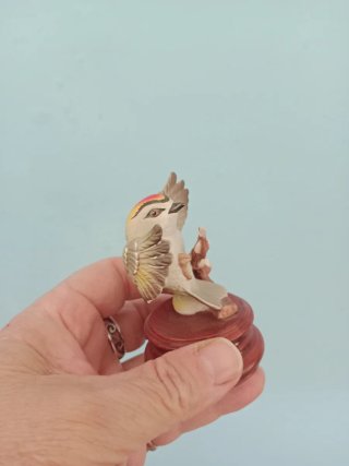 Figura Pajarito Porcelana