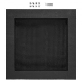 Nicho de Ducha Listo para Azulejos 40.64 x 40.64 cm, Organizador de Estante Único, Nicho Recesado de Esquinas Cuadradas Insertado en la Pared, Protección Sellada Nicho Moderno para Almacenamiento ...