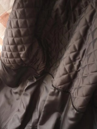 Abrigo de pielnatural ante o piel vuelta talla 46
