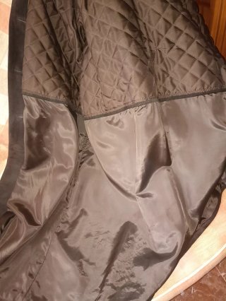 Abrigo de pielnatural ante o piel vuelta talla 46
