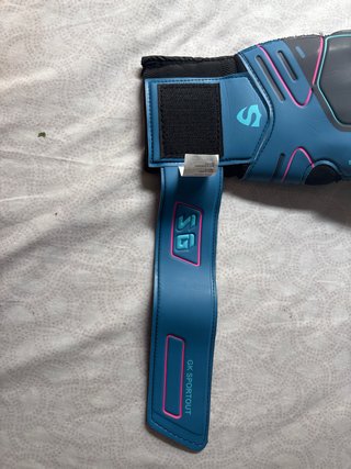 Guantes Fútbol Talla 8 Sport Out Azules