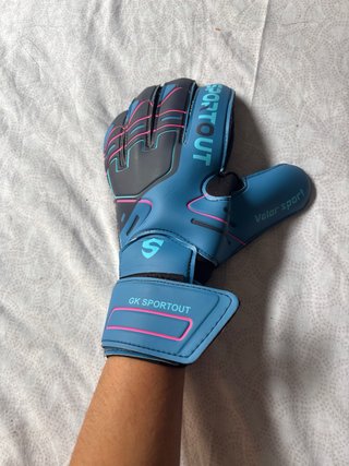 Guantes Fútbol Talla 8 Sport Out Azules