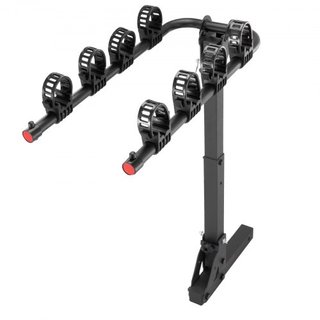 Soporte de Bicicleta Montado en Enganche, Soporte para 4 Bicicletas, Soporte para Bicicleta de 150 LBS para Receptor de 2 Pulgadas, Soporte para Bicicleta Inclinable y Plegable con U-Bolt sin Movi...