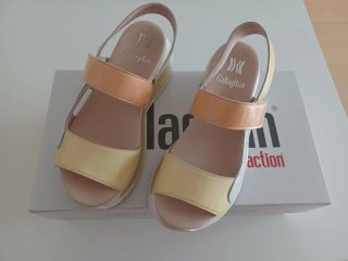 Sandalias Callaghan Naranja y Amarillo