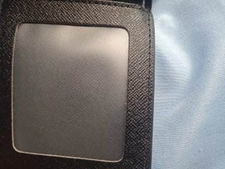 Cartera Negra Con Tonos en Gris Nueva